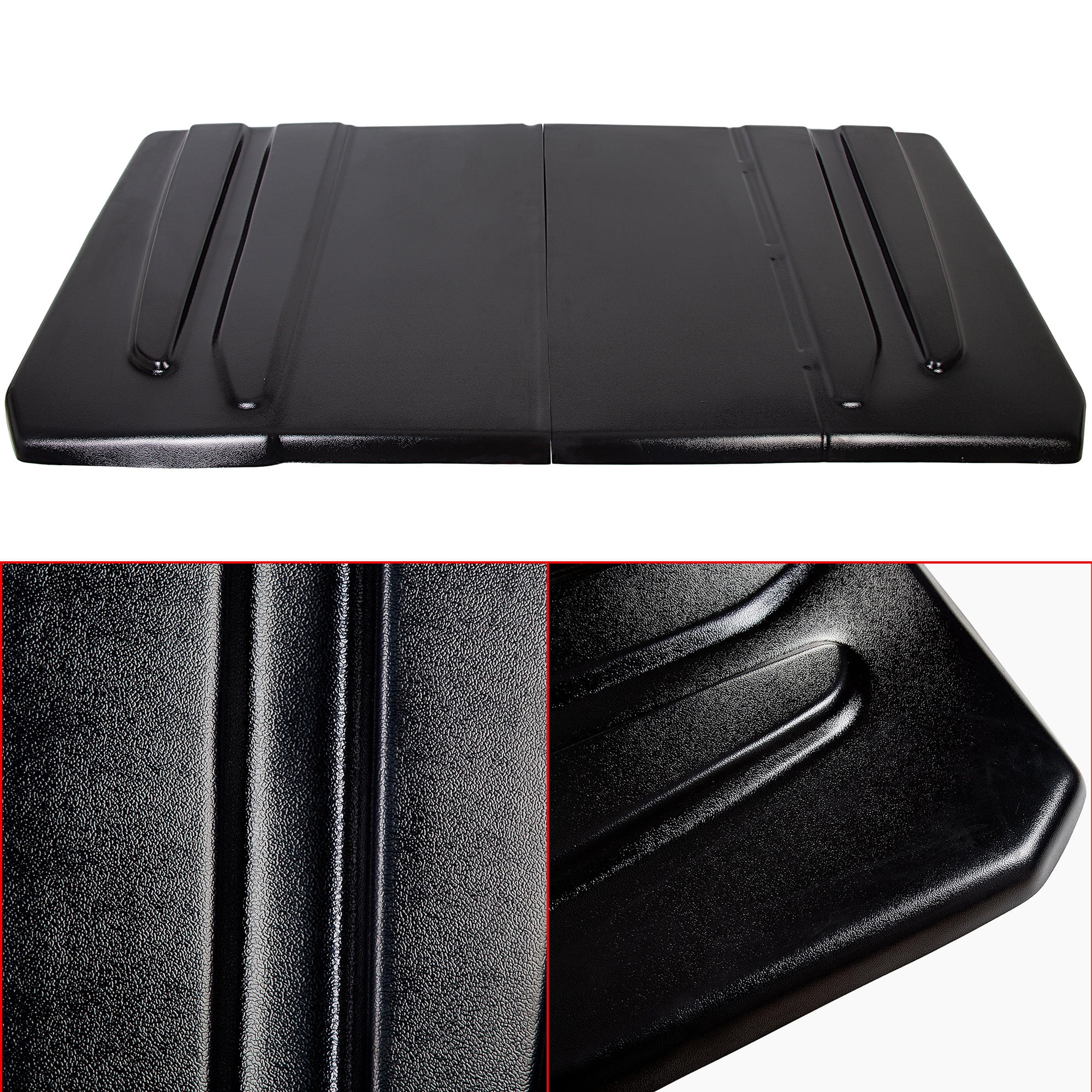 KOJEM Hard Top Roof Black Plastic for JD Gator 625 825i / Yamaha Rhino/ Kawasaki MULE 4010 Teryx/ Bobcat 3400/ Holland Rustler/ Full Size Polaris
