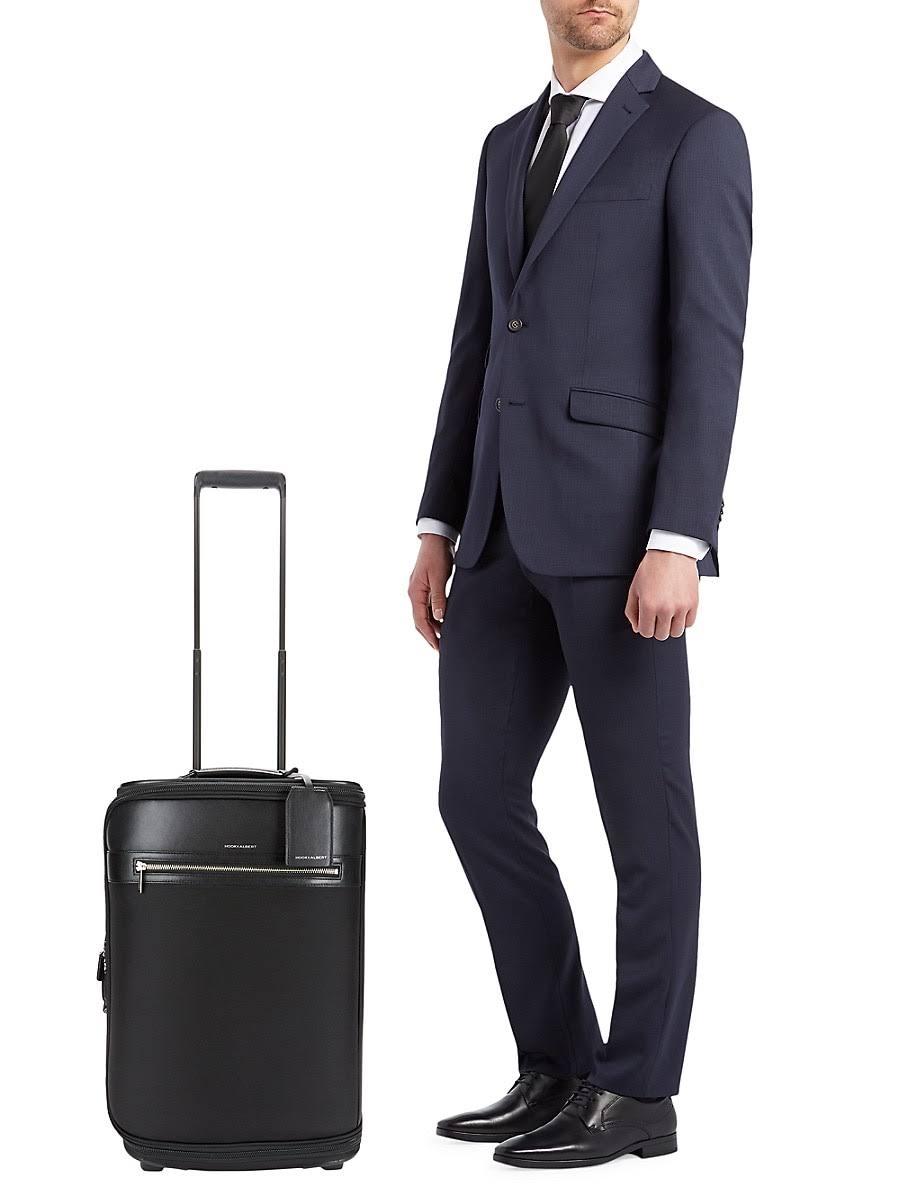 Hook u0026 Albert Garment Luggage Carry-On Suitcase | Black