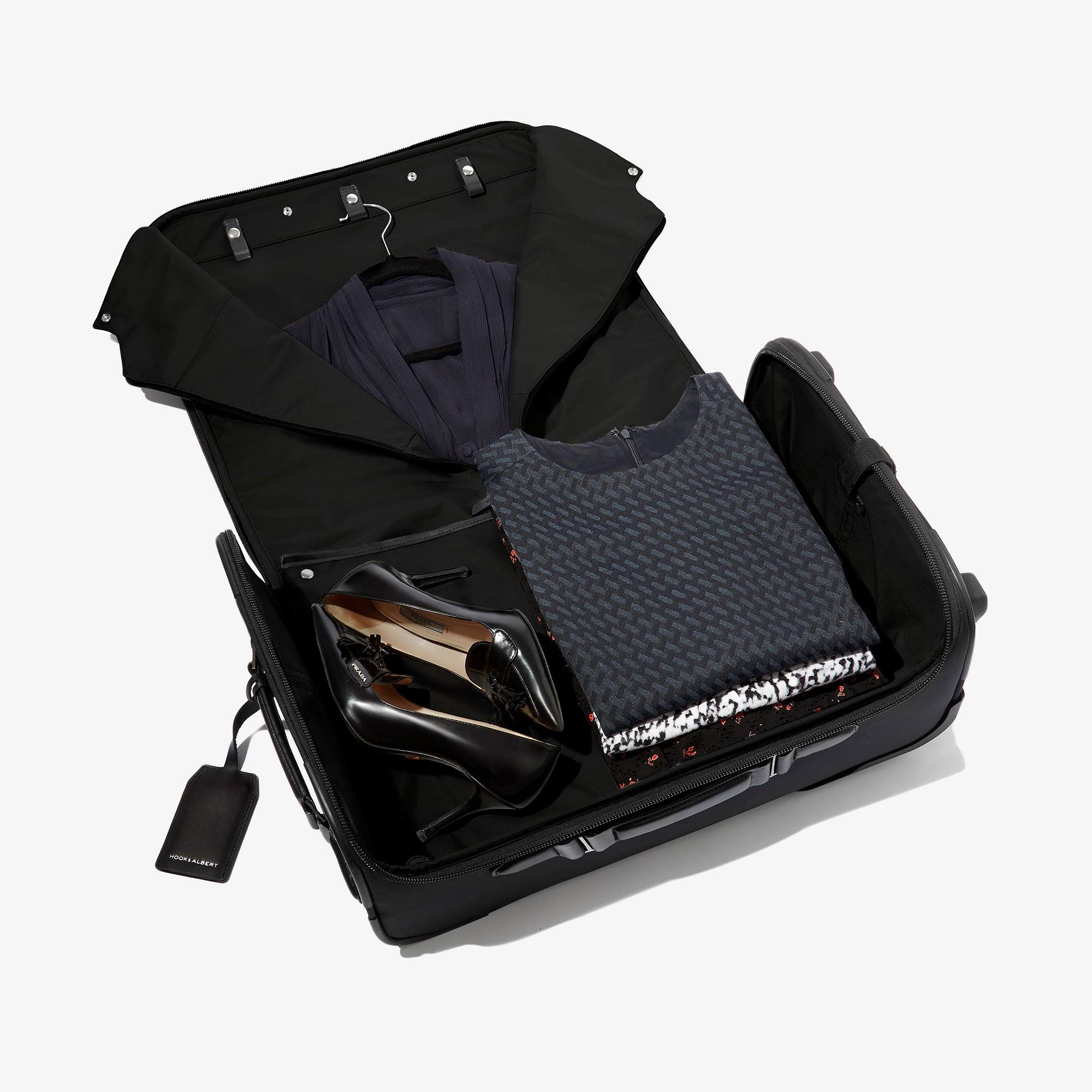 Hook u0026 Albert Garment Luggage Carry-On Suitcase | Black