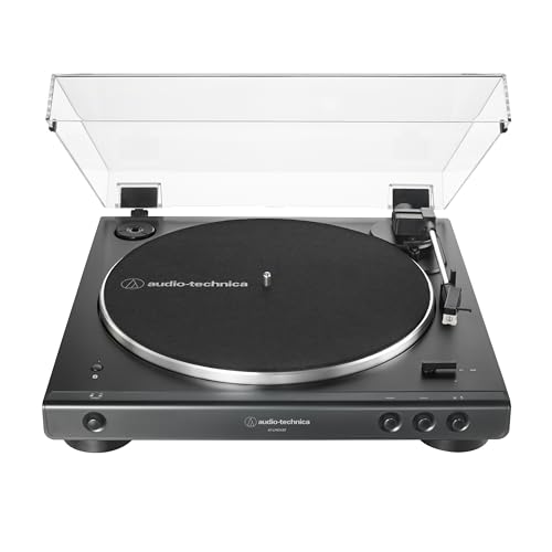 Audio-Technica AT-LP60XBT-RD Fully Automatic Belt-Drive Stereo Turntable, Red/Black, Bluetooth, Hi-Fi, 2 Speed