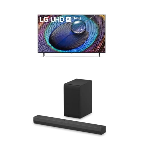 LG 65-Inch Class UR9000 Series Alexa Built-in 4K Smart TV (3840 x 2160),Bluetooth, Wi-Fi, USB, Ethernet, HDMI 60Hz Refresh Rate, AI-Powered 4K