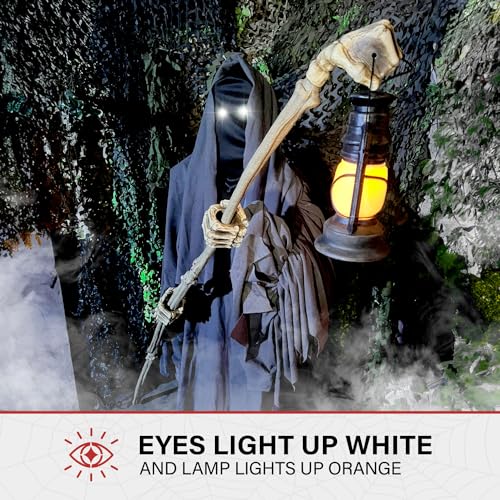 Haunted Hill Farm Motion-Activated 7.5-Ft. Tall Smoldering Ghoul