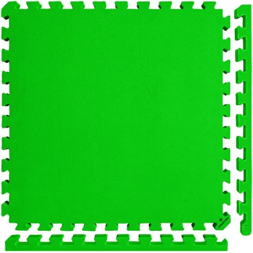 Meister X-THICK 1.5" Interlocking EVA Foam Mats - 2X Cushion for Wrestling, MMA Takedowns & Gymnastics - 2'x2' Tiles