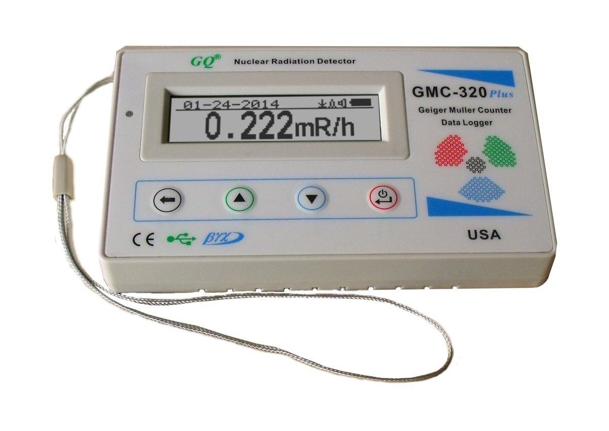New GQ GMC-320 Plus Geiger Counter Nuclear Radiation Detector Data Recorder Beta Gamma x-Ray Test Equipment