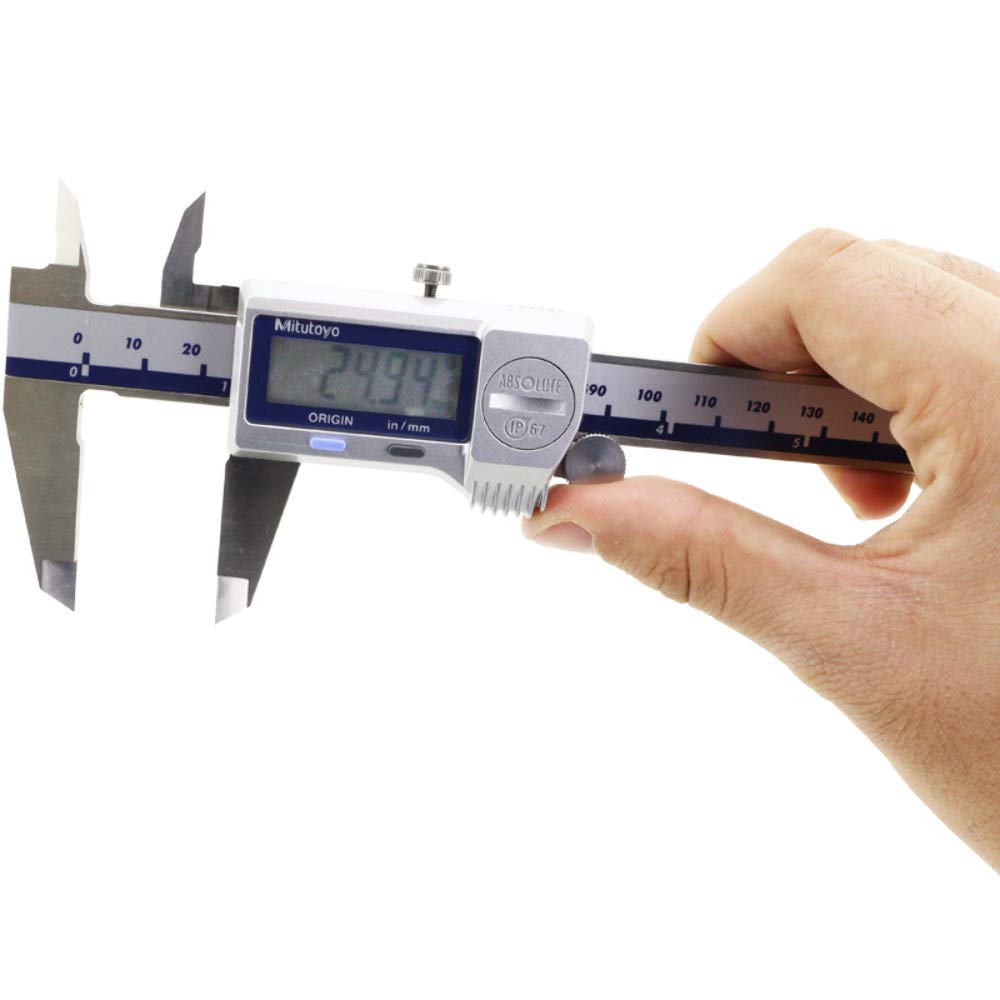 Mitutoyo 500-752-20, Coolant Proof Digimatic Caliper, 0-6, IP67, 0005 0/01 mm No SPC