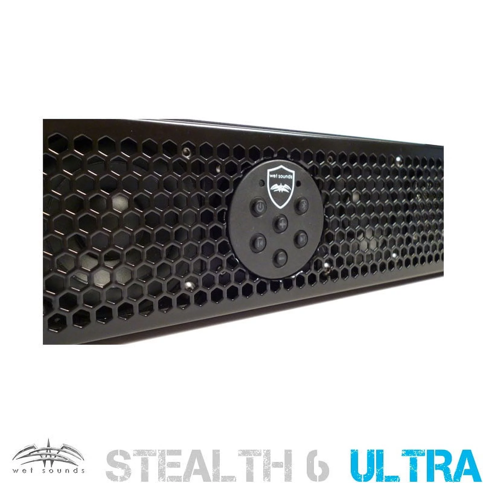 Wet Sounds  Stealth-6 Ultra-HD-B Stealth Series 200W RMS Bluetooth Enabled ATV Sound Bar with Black