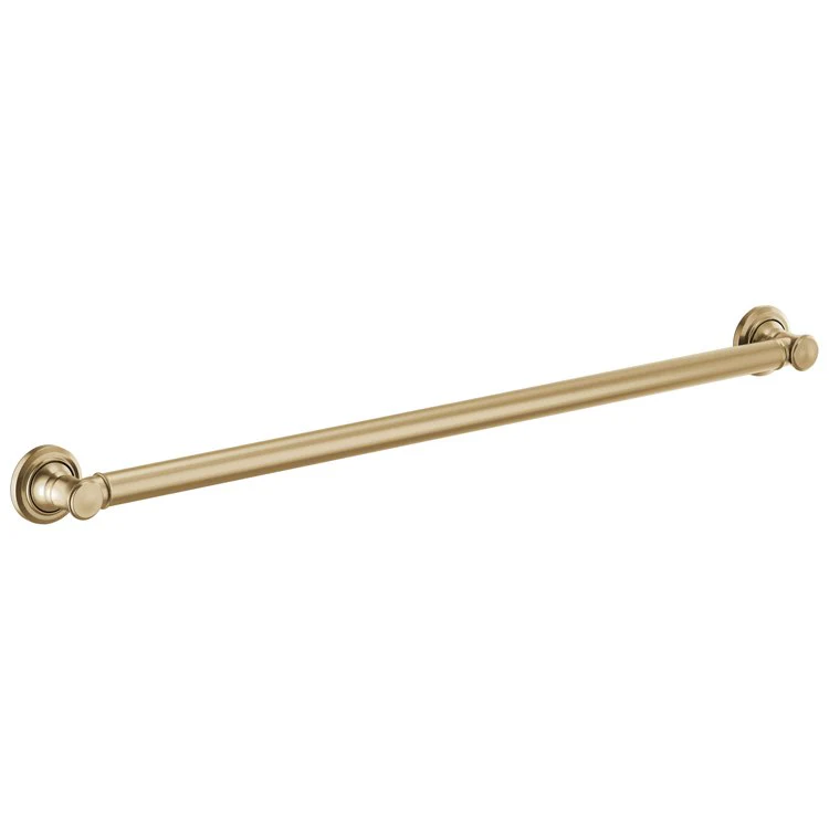 Grab Bar 36 Inch Traditional Brilliance Luxe Gold ADA Concealed Mount Metal