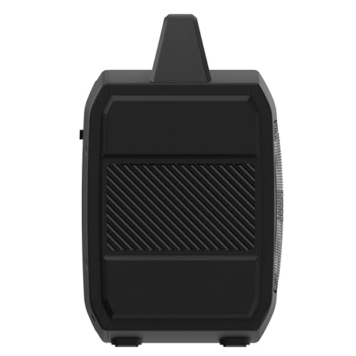 ION Block Rocker - Portable Bluetooth Outdoor Party Speaker with Karaoke Microphone, Battery, 4 Speakers, Radio, USB Port, App, Water-Resistant, 120W