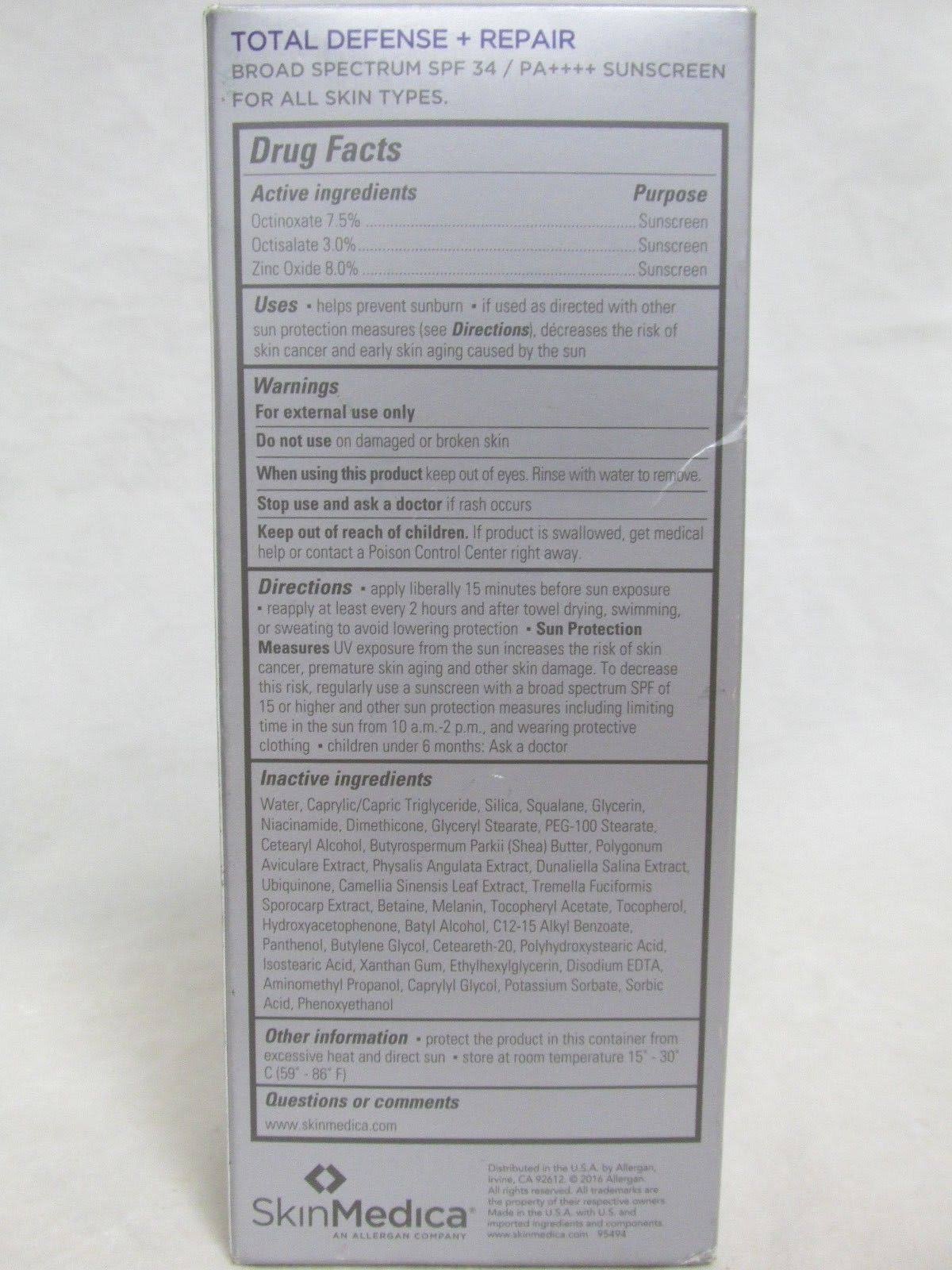 SkinMedica Total Defense + Repair SPF 34 - Tinted (2.3oz)