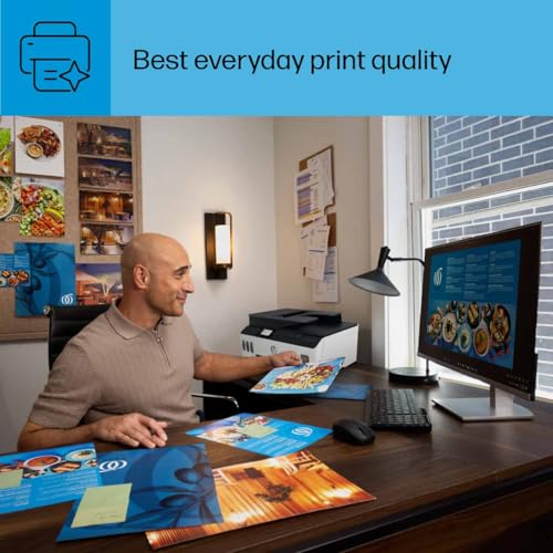 HP Smart -Tank Plus 651 Wireless All-in-One Ink -Tank Printer, up to 2 Years of Ink in Bottles, Auto Document Feeder, Mobile Print, Scan, Copy