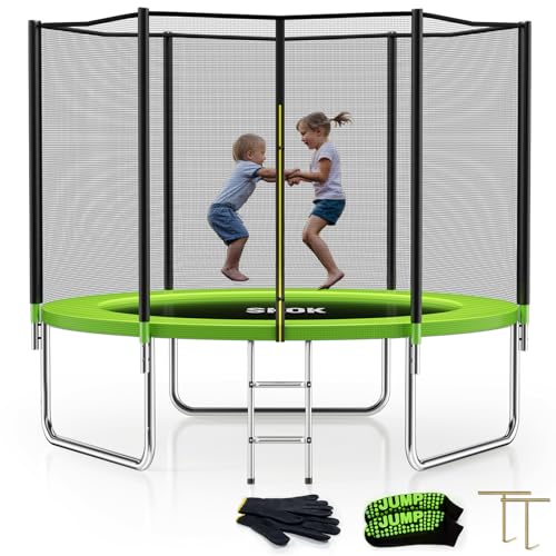 SKOK Trampoline 8FT 10FT 12FT 14FT 15FT Trampolines with Enclosure Net