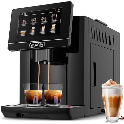 Zulay Magia Super Automatic Coffee Espresso Machine - Durable Automatic Espresso Machine With Grinder