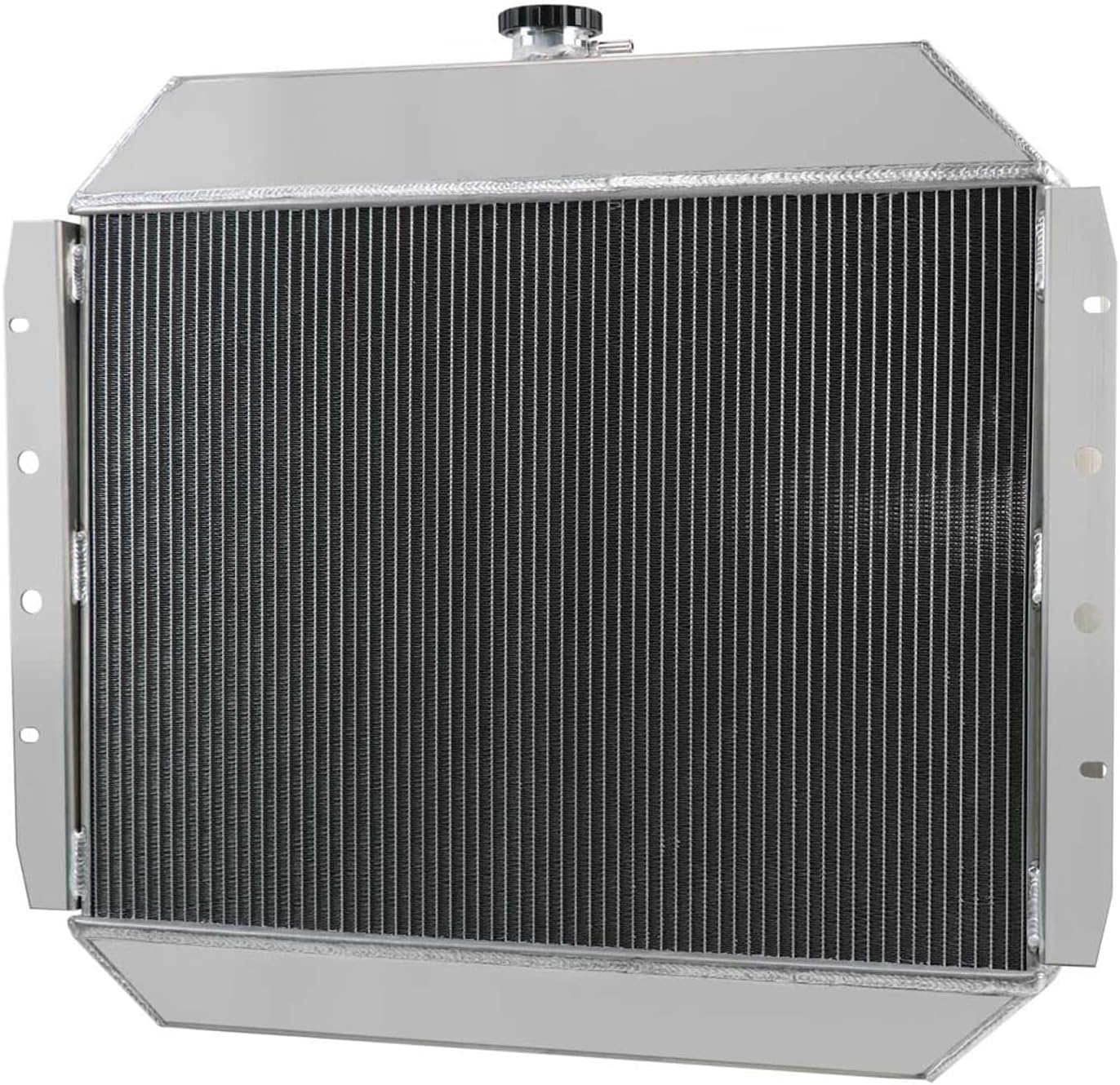CoolingCare Radiator for 1966-1979 Ford Bronco F100 F150 F250 F350, 3 Row Aluminum Radiator + Shroud/Fan +Relay Kit