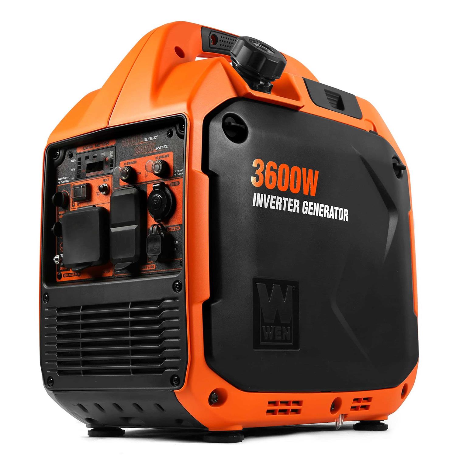 WEN 3600-Watt Portable Inverter Generator, RV-Ready, Quiet and Lightweight with Fuel Shut Off - Shop Hardware Tools Online Store