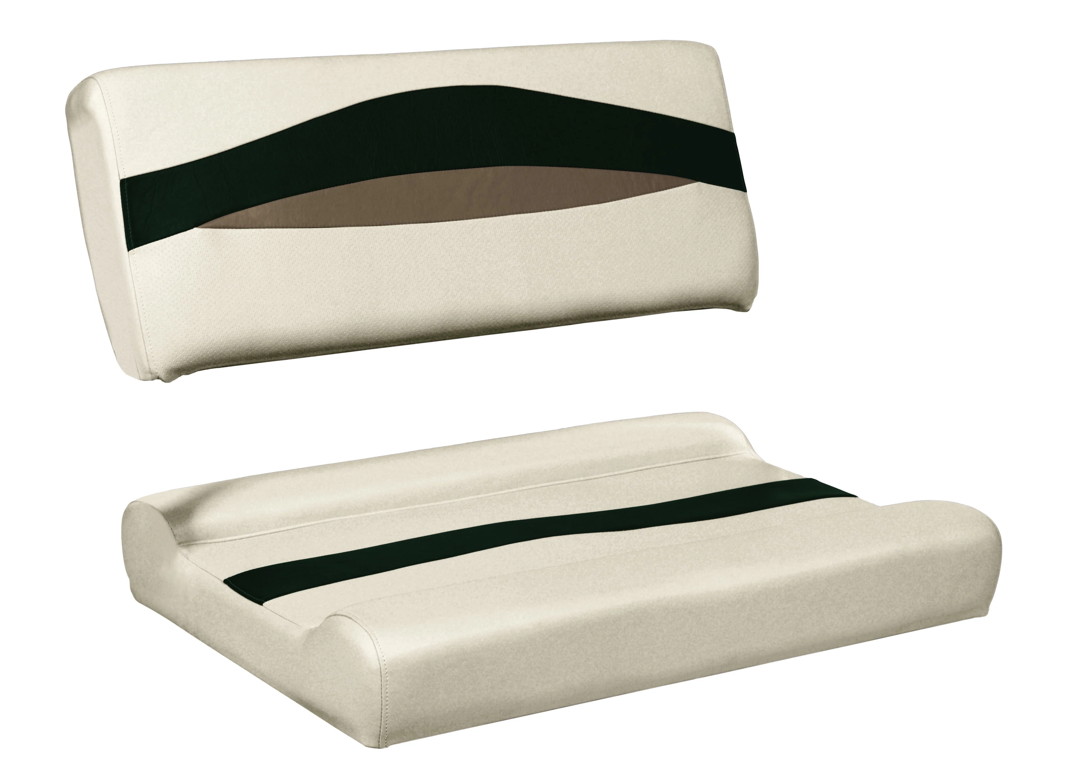 Wise BM1152-986 Premier Series Pontoon Flip-Flop Seat Cushion Set