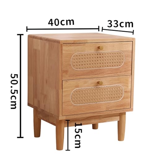 Bed Side Table/Night Stand, Nightstand, Nightstands with 2 Drawers, Small Nightstand for Bedroom, Small Spaces, College Dorm, Kids’ Room