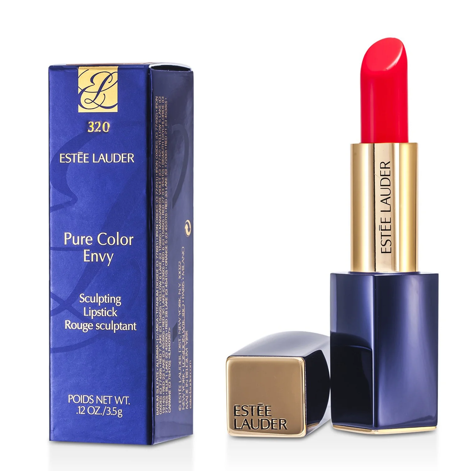 Estee Lauder Pure Color Envy Sculpting Lipstick - # 420 Rebellious Rose  3.5g/0.12oz