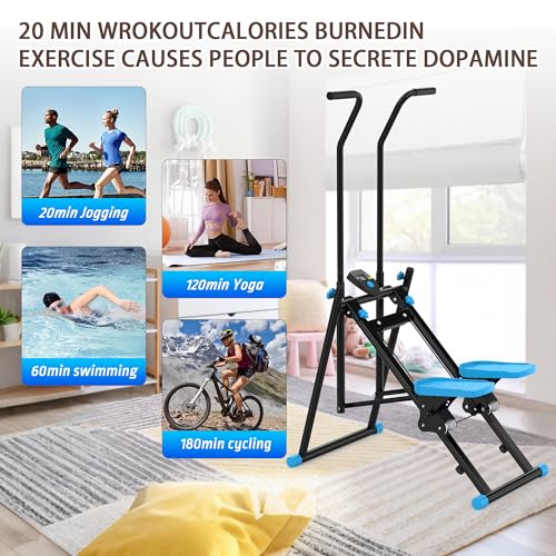 Stair Stepper for Home Gym, Vertical Stair Climber Cardio Exercise Machine for Full-Body Workout