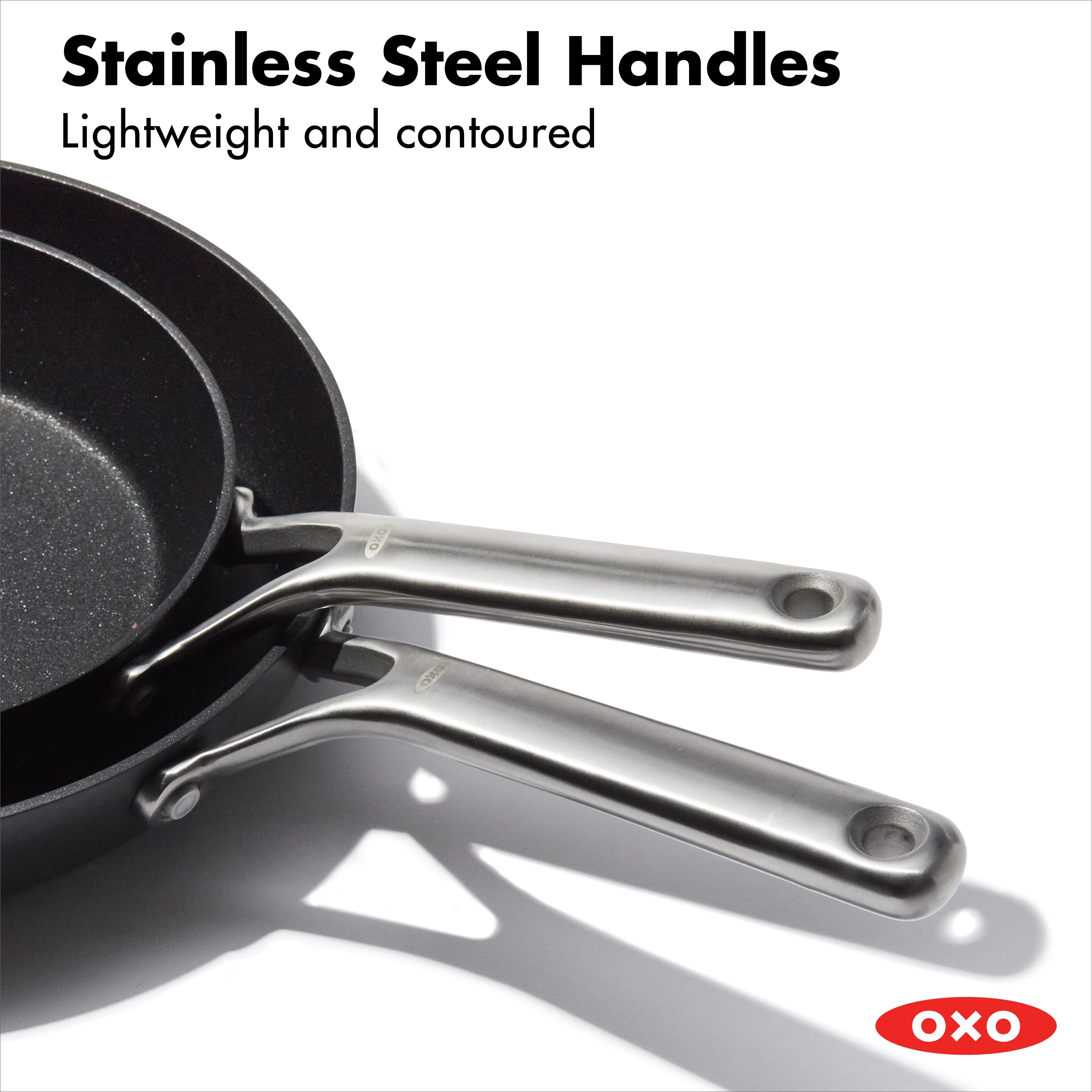 OXO Professional Hard Anodized PFAS-Free Nonstick, 10 Piece Cookware Set, Induction, Black