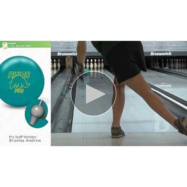 Brunswick Teal Rhino Pro Bowling Ball - Sports Supplies Online Store