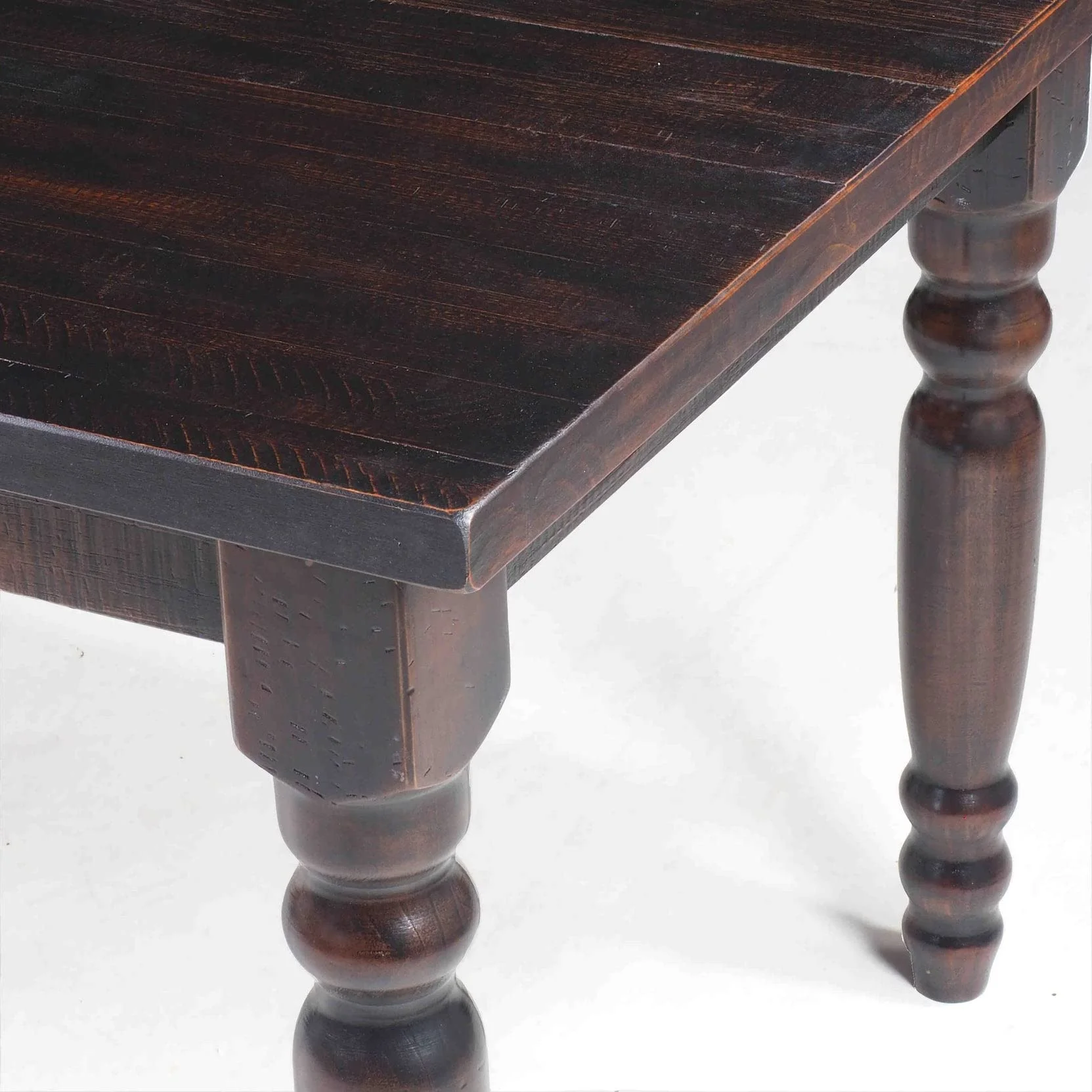 Grain Wood Furniture Valerie Original Solid Wood 63" Dining Table, Barnwood - Curated Treasures Market