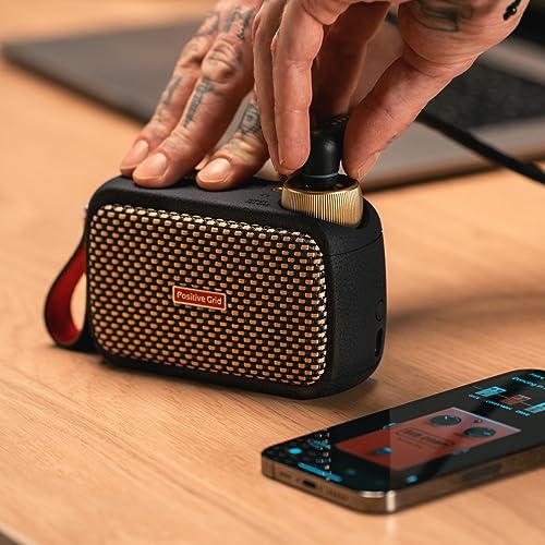Positive Grid Spark GO 5W Ultra-Portable Smart Guitar Amp, Headphone Amp & Bluetooth Speaker with Smart App for Electric Guitar, Acoustic or Bass