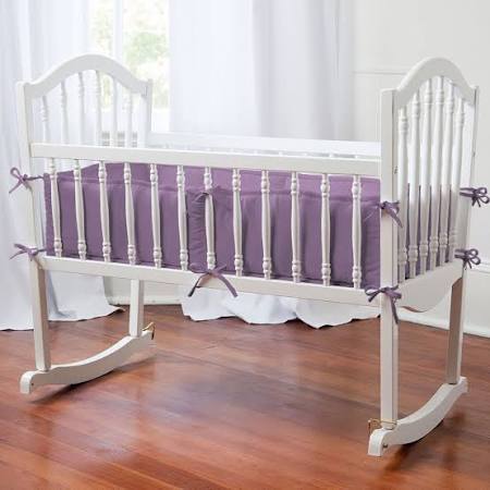 Carousel Designs Solid Seafoam Aqua Crib Bumper