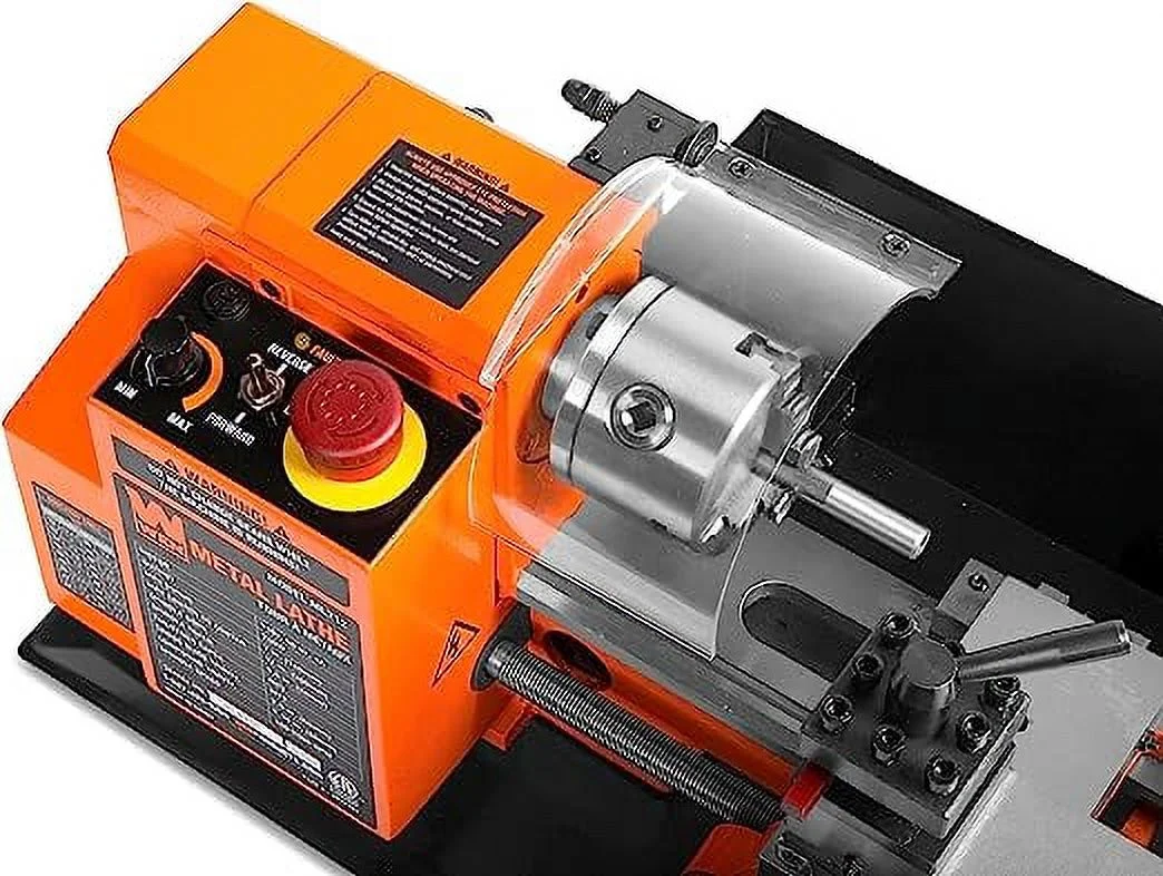 WEN 7-by 12-Inch Benchtop Metal Lathe, Variable Speed, Two Direction - Radiant Selections