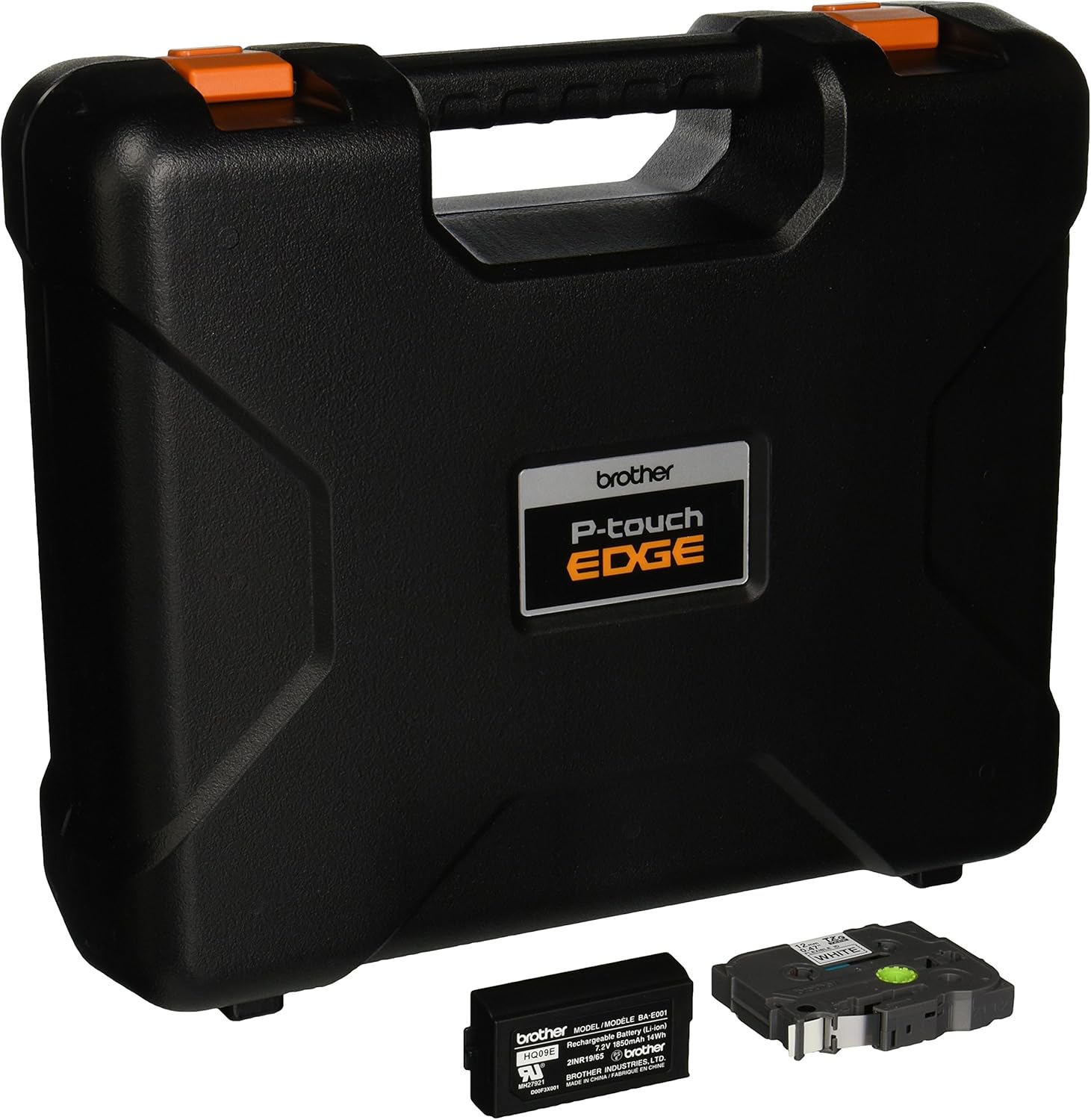 Brother P-Touch-E550W Hand-Held Labeler (UX0987),Black/orange