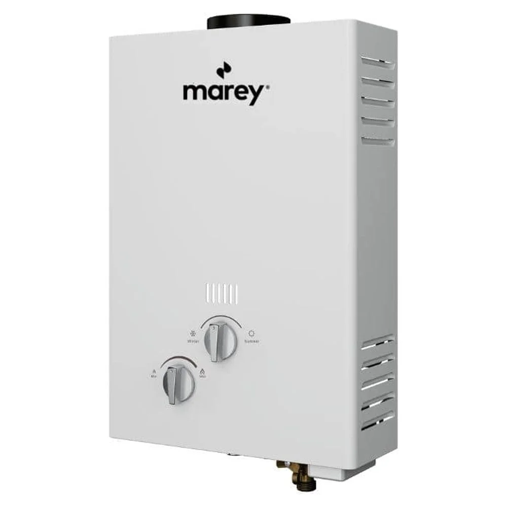 Marey GA10FLP 2.64 GPM, 68240 BTUs Liquid Propane Gas Flow activated Tankless Water Heater