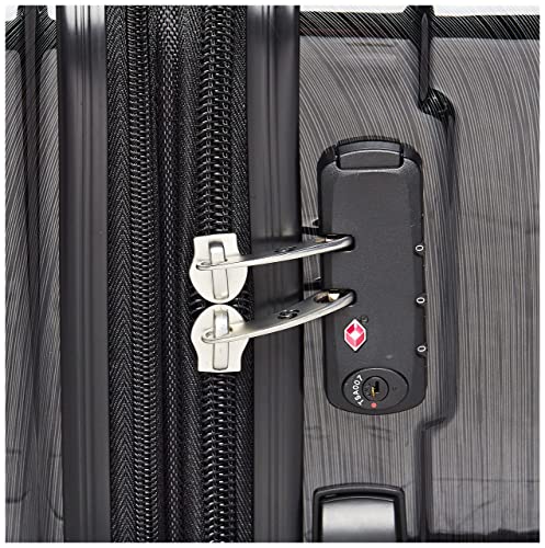 Samsonite Winfield 2 Hardside Expandable Luggage with Spinner Wheels, Brushed Anthracite, Checked-Large 28-Inch