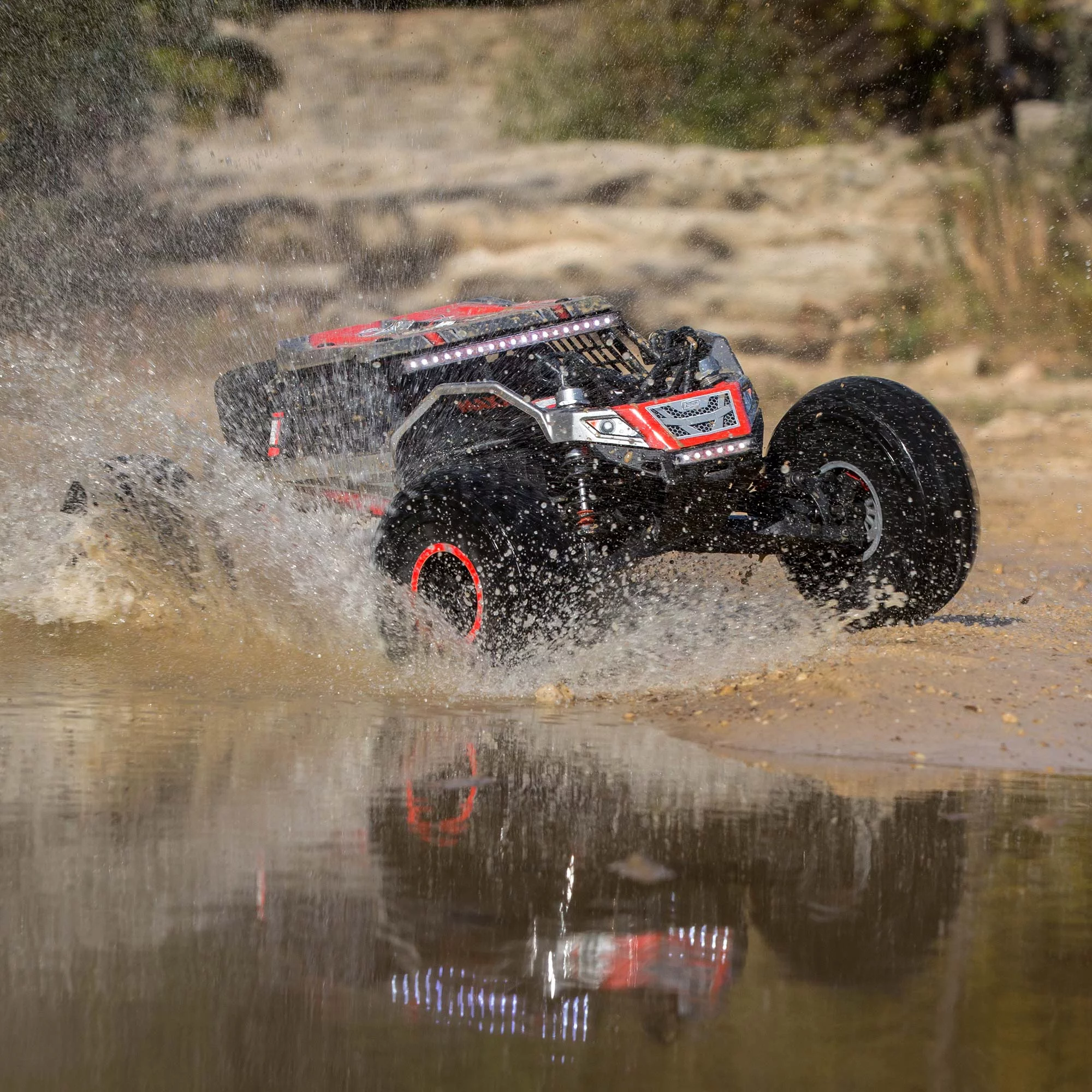 Losi RC Truck 1/6 Super Rock Rey V2 4 Wheel Drive Brushless Rock Racer RTR Battery and Charger Not Included Gray LOS05016V2T2 Cars Electric Kit Other