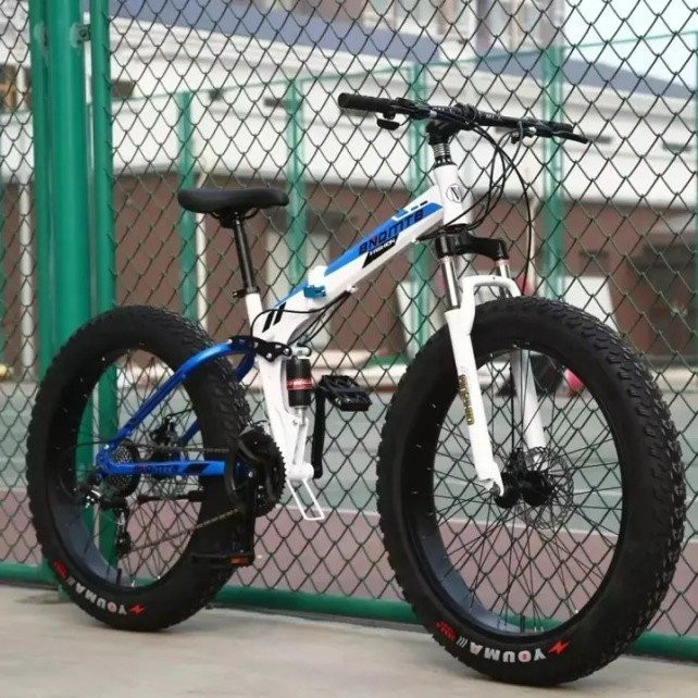 24 inch double disc brake shock absorption off-road mountain bike
