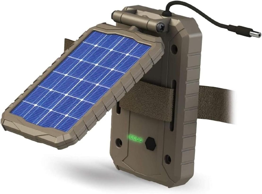 Stealth Cam Connect Cellular Trail Camera (AT&T) Game Camera Ideal for Hunting, Motion Activated, Waterproof Bundle with Solar Power Panel