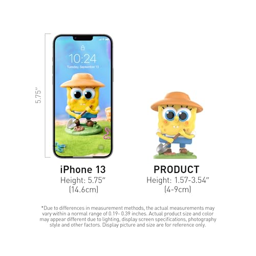 POP MART Spongebob Best Friends Series Figures, Spongebob Blind Box Figures, Random Design Action Figures Collectible Toys Home Decorations