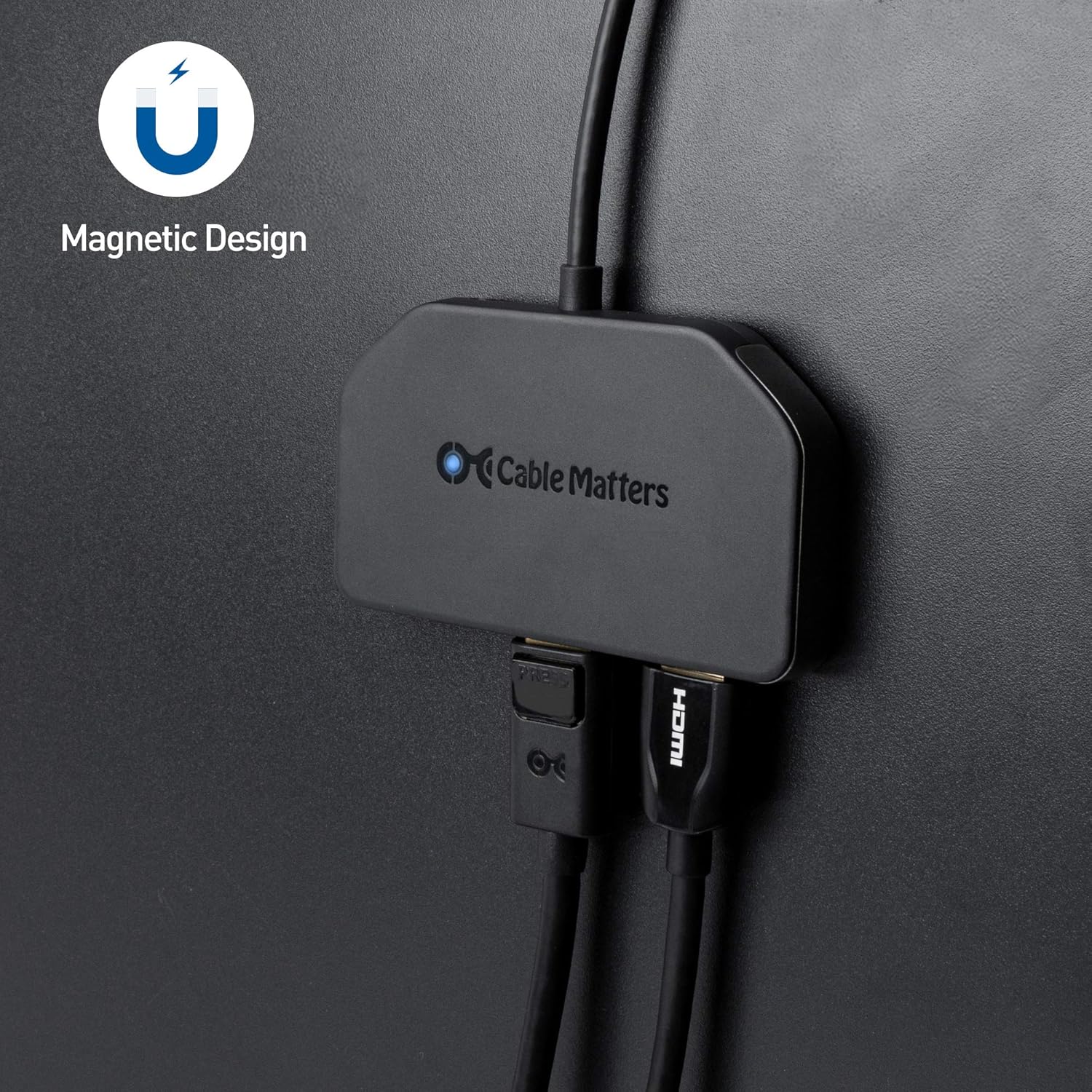 Cable Matters Triple 4K DisplayPort Splitter (Mini DisplayPort Hub ) with 2X 8K DisplayPort 1.4 and 1x 4K HDMI for Windows, NOT Compatible with macOS