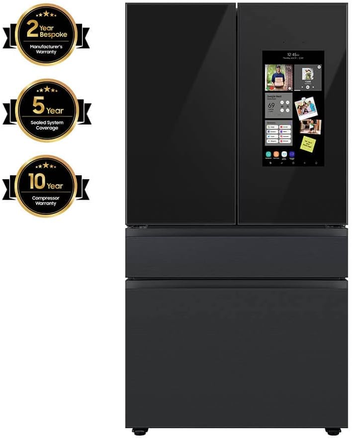 SAMSUNG RF29BB89008M 29 Cu. Ft. Bespoke Matte Black 4-Door French Door Refrigerator