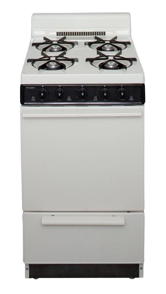 Premier 20x22 Freestanding GAS Range Bisque SAK100TP