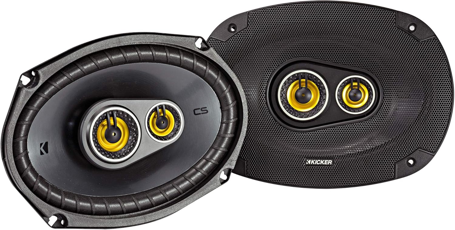 Kicker for Ram Crew Cab Truck 2012 & Up CSC6934 6x9, CSC354 3.5 Inch Speaker Bundle