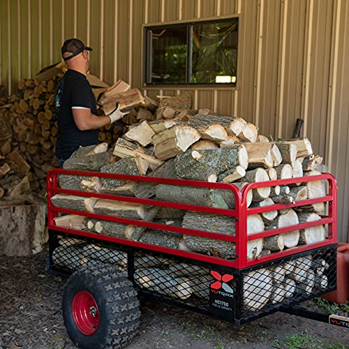 YUTRAX® HC1750 Trailer, Heavy-Duty Trailer, 1750 lb. Load Capacity, Heavy-Duty Steel Construction, Haul 28 Cub Feet, Minimal Assembly
