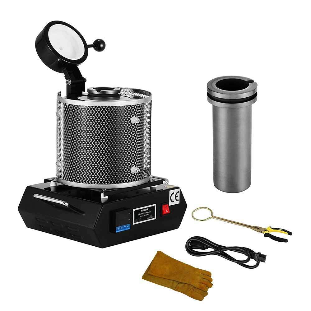 Electric Table Top Gold Silver Precious Metal Melter Furnace Melting Pot - Curated Treasures Market