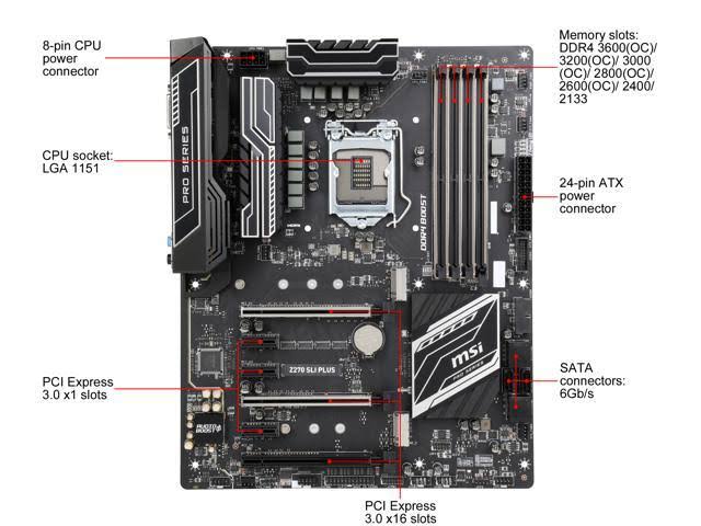 MSI Z270 SLI Plus Motherboard