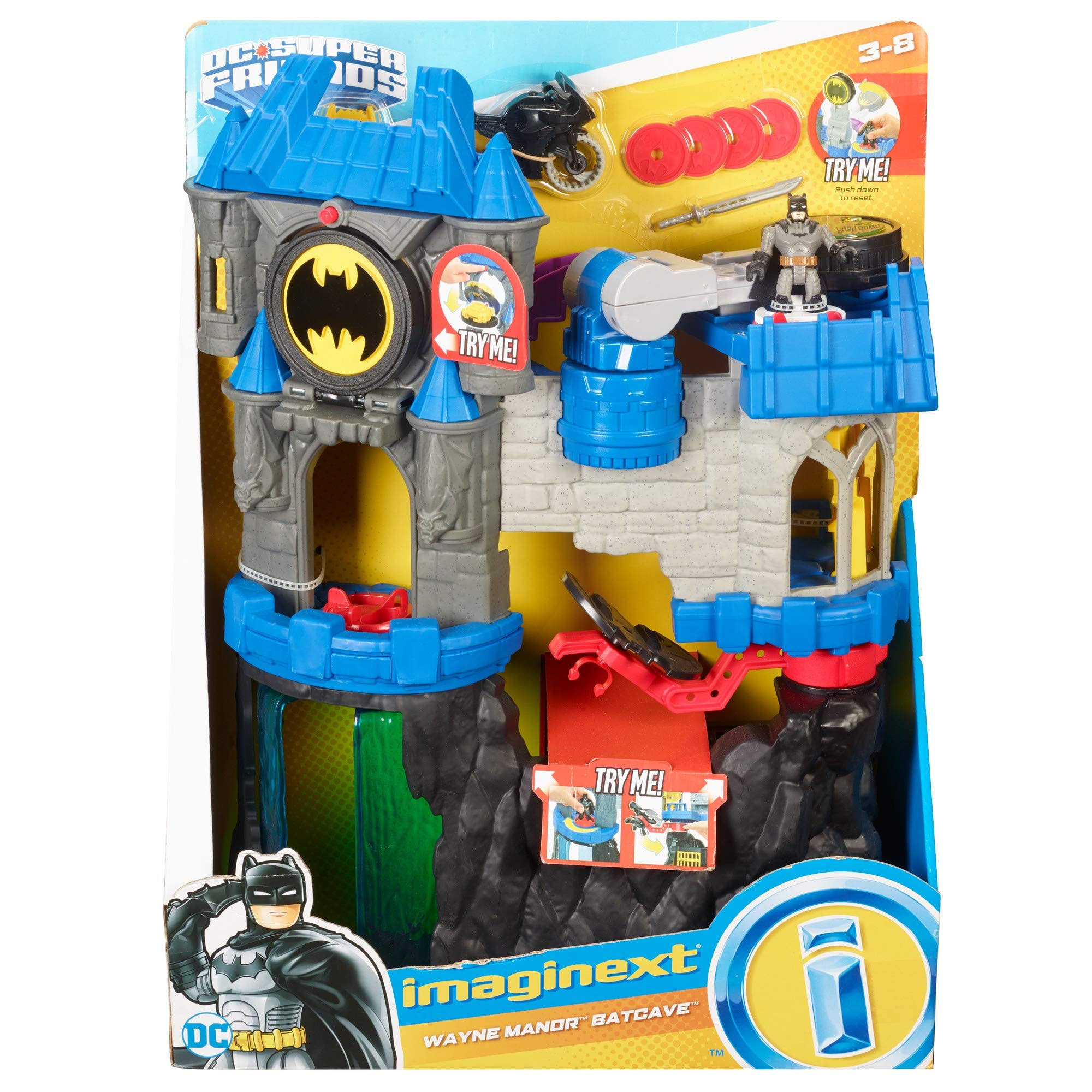 Imaginext DC Super Friends Wayne Manor Batcave