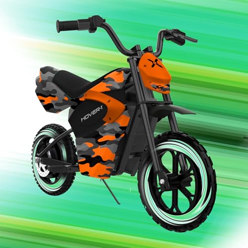 Hover-1 My First Dirt Bike for Kids - 300W Motor, 9MPH Max Speed, 9 Mile Range, 12” Off-Road Tires, 120LB Max Weight