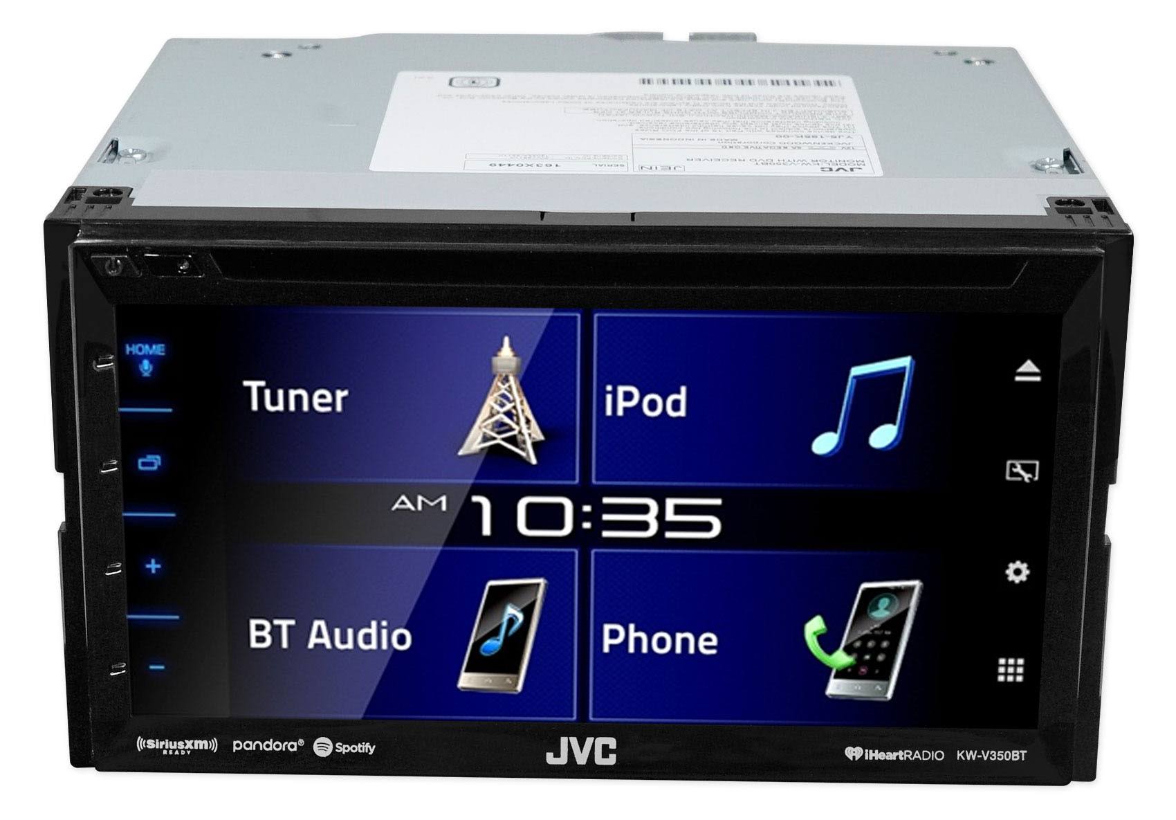 JVC Kw-v350bt 6.8x22 Double-DIN In-Dash DVD Receiver with Bluetooth u0026 Si