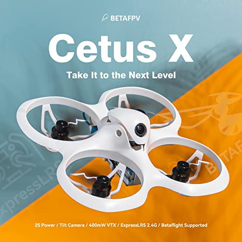 BETAFPV Betaflight ELRS Cetus X 2S Brushelss Drone with C04 FPV Camera VTX Module F4 2S 15A Flight Controller 1103 11000KV Motor