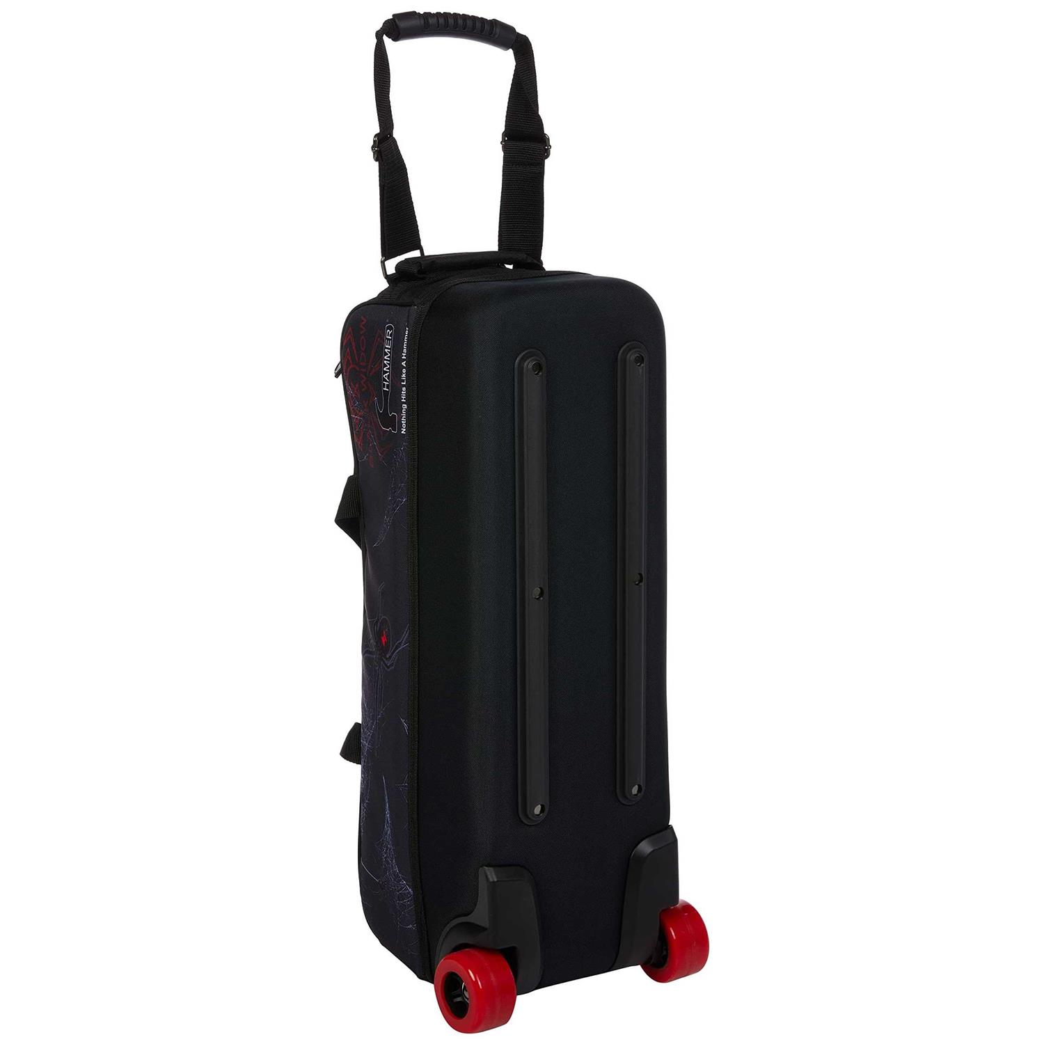 Hammer Dye Sub Slim Triple Roller Tote Black Widow Bowling Bag - Sports Supplies Online Store