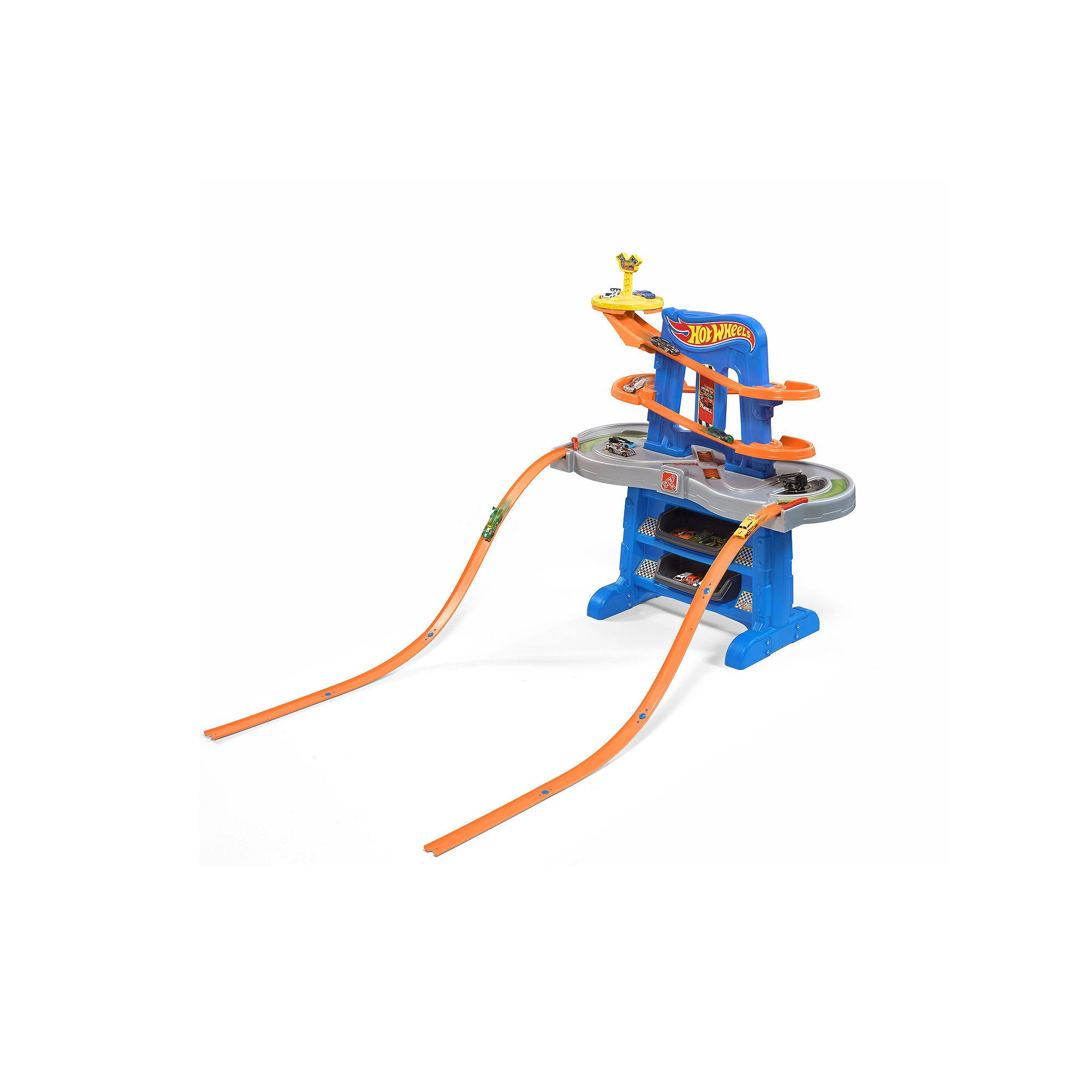 Hot Wheels Extreme Road Rally Raceway Car Track Tower by Step2