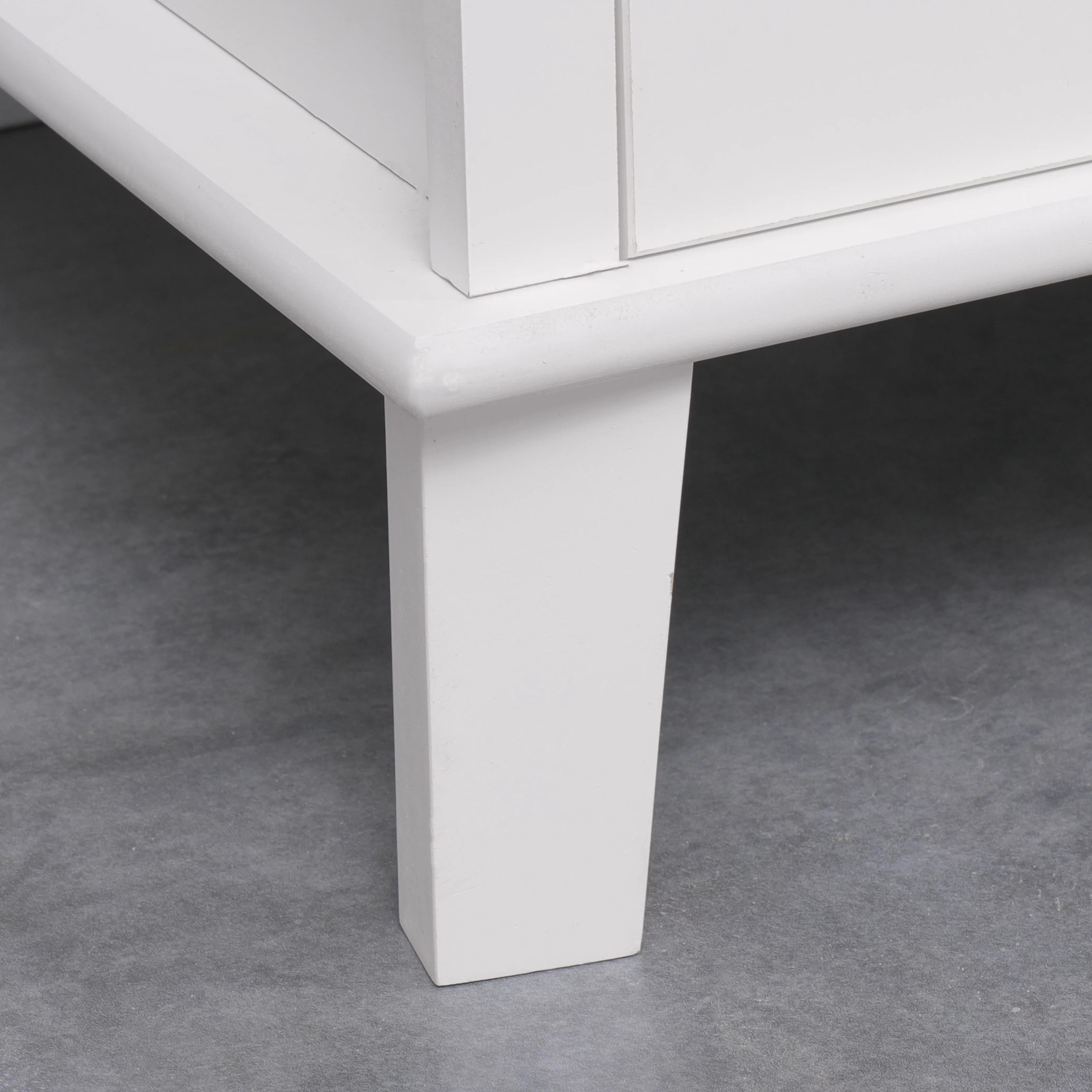 White Dressers Chest of Drawers, 3 Drawer White Bedroom Storage Furniture, Drawer Dresser, Unique Dresser, Vanity Dresser, Modern Dresser