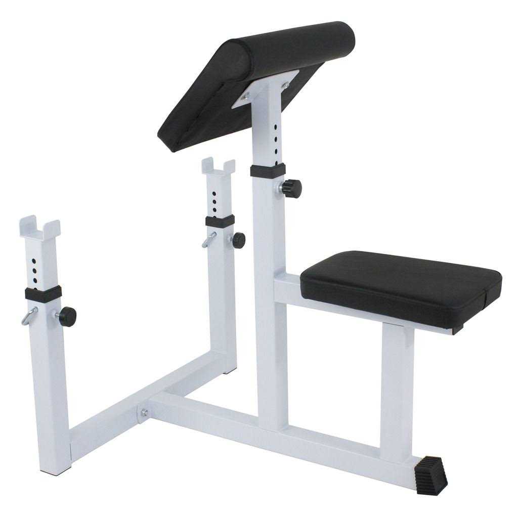 Zeny Arm Curl Weight Bench Adjustable Commercial Preacher Seated Dumbb - Sports Supplies Online Store